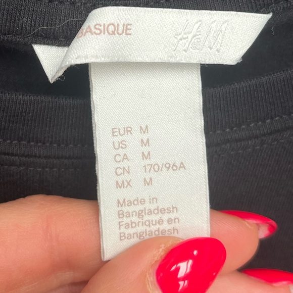 Black H&M Tshirt Dress - Picture 3 of 6